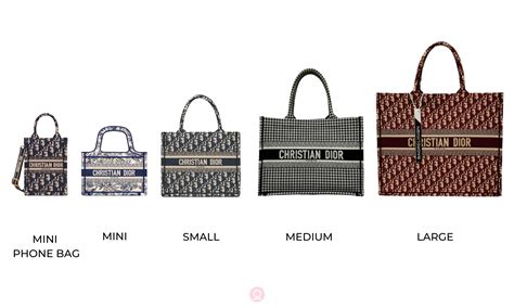 when was the dior book tote released|Dior Book Tote size comparison.